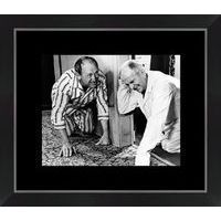 Affiche encadrée La Grande Vadrouille - Bourvil Funes - La Bosse - 24x30 cm (Cadre Tucson)